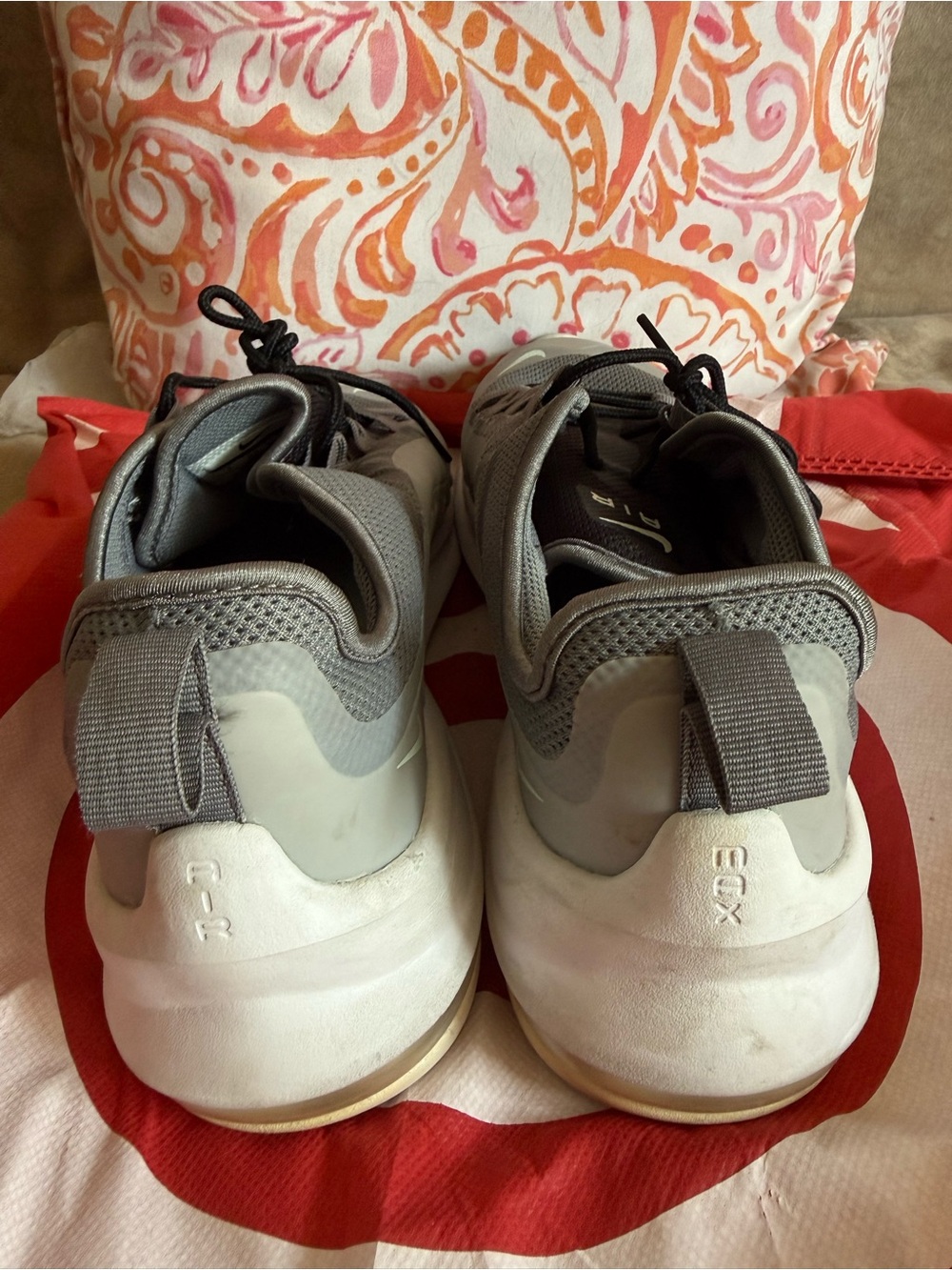 Nike Air Max Gray Athletic Sneakers - Lightweight Comfort